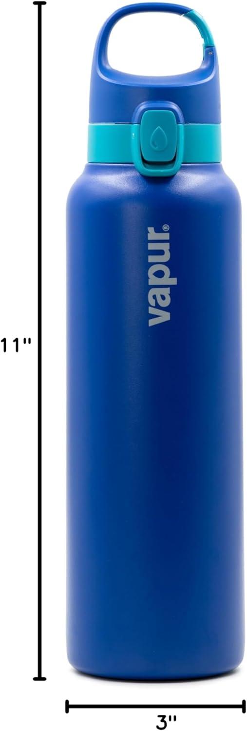 Vapur Chill Double Steel Wall Insulated Water Bottle 20 oz. Admiral Blue (30181)