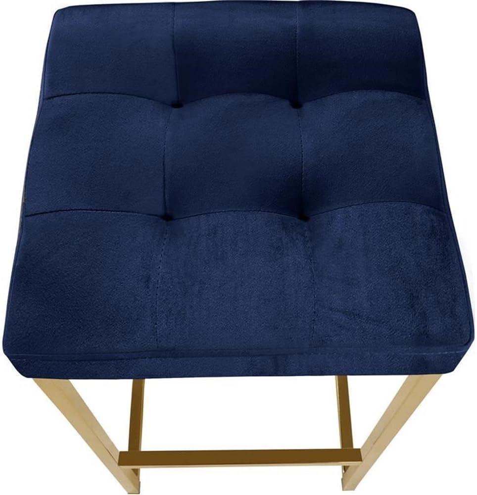 GOODSILO Upholstered Counter Stool with Metal Frame