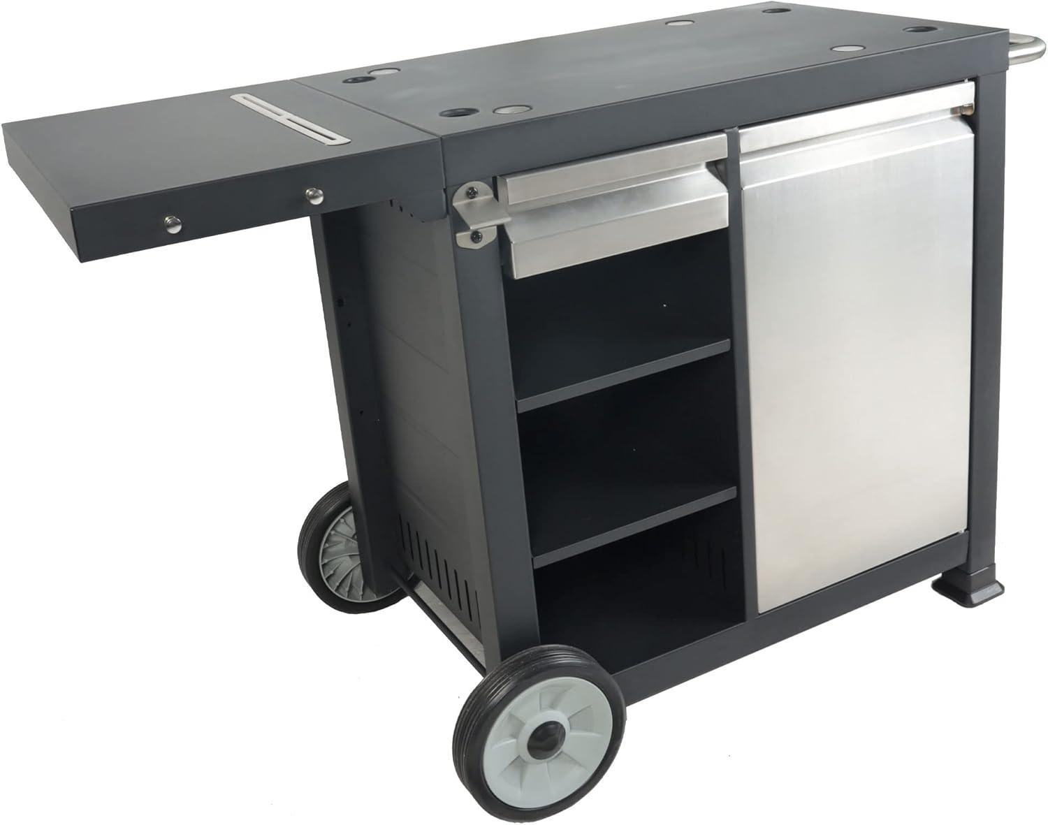 Razor Universal Rolling Prep Cart for Portable Outdoor Griddle and Grills