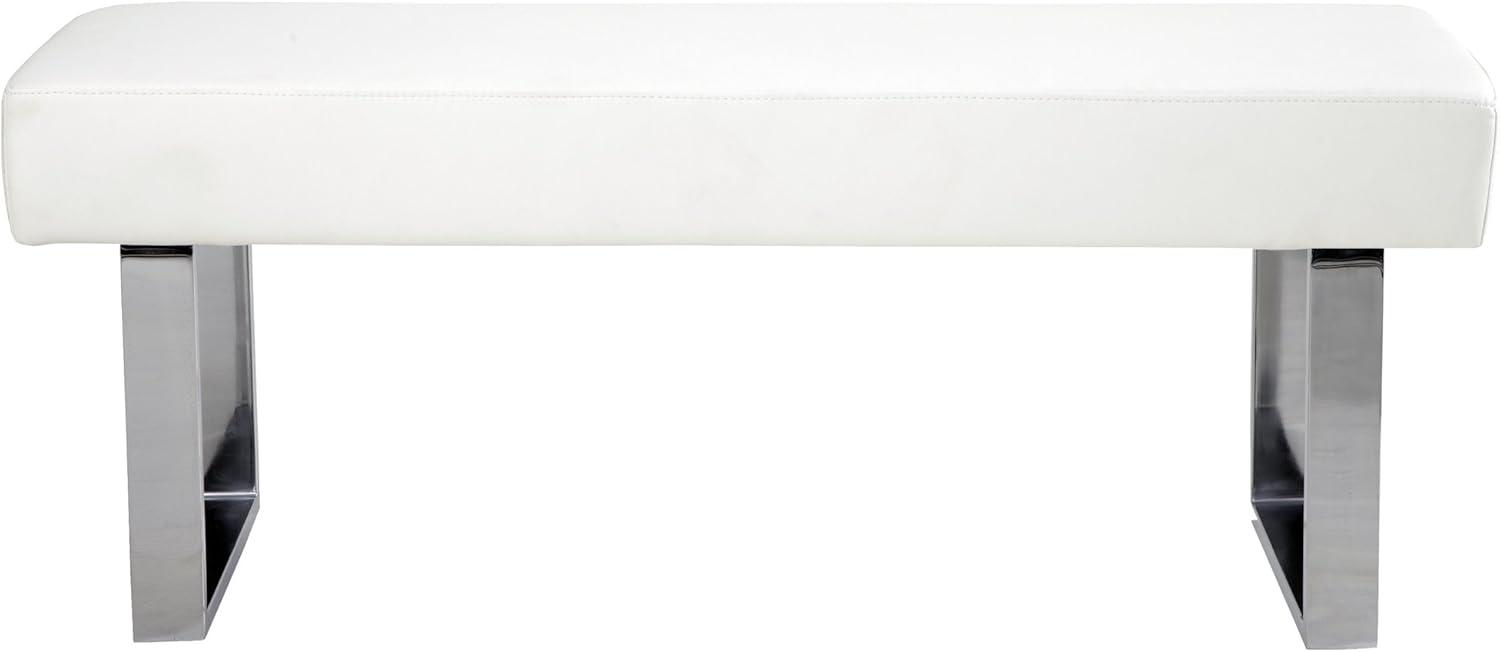 Amanda Faux Leather Bench - Armen Living
