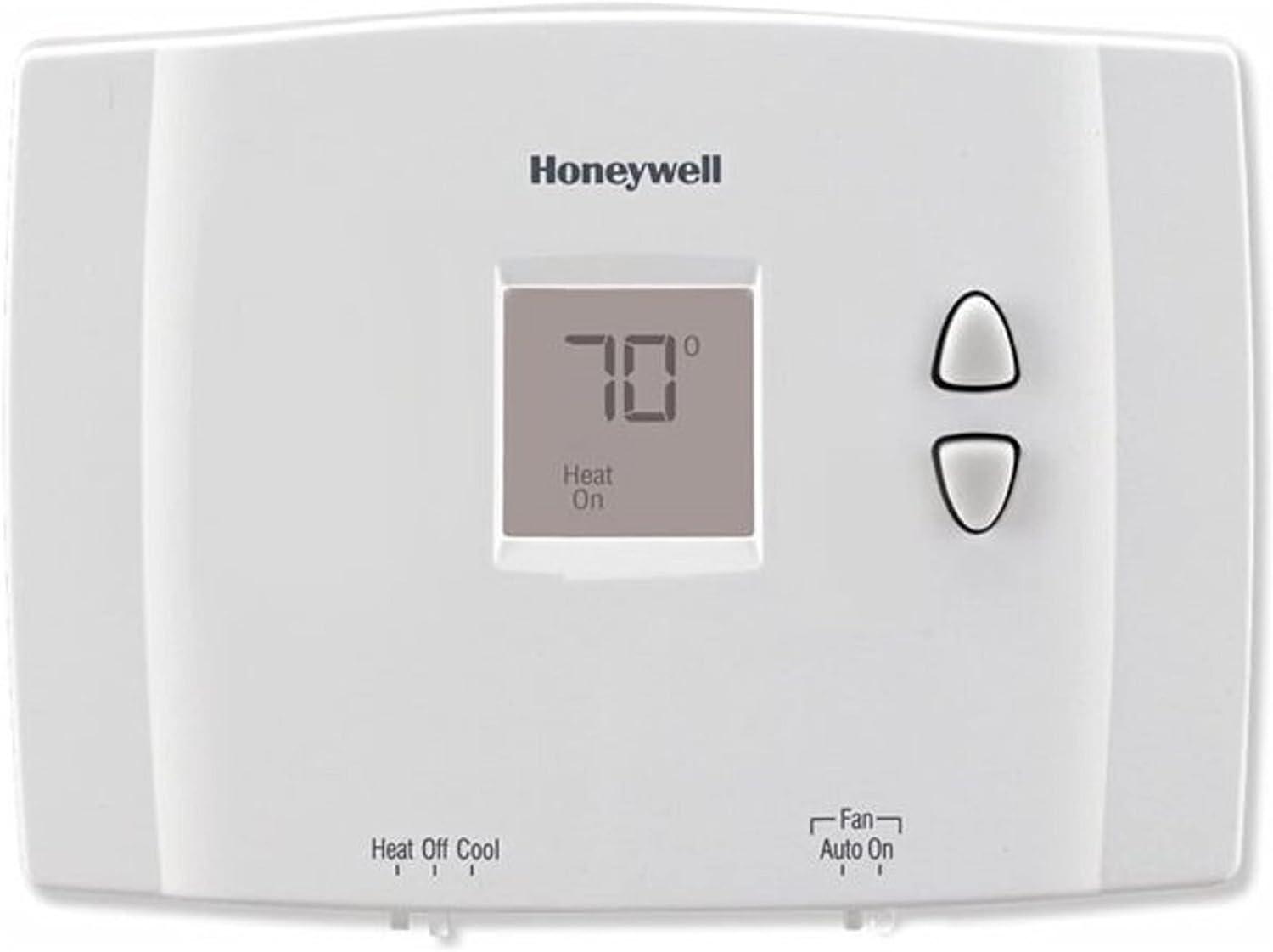 Honeywell Thermostat, Non-Programmable Thermostat, White, RTH111B1024/E1