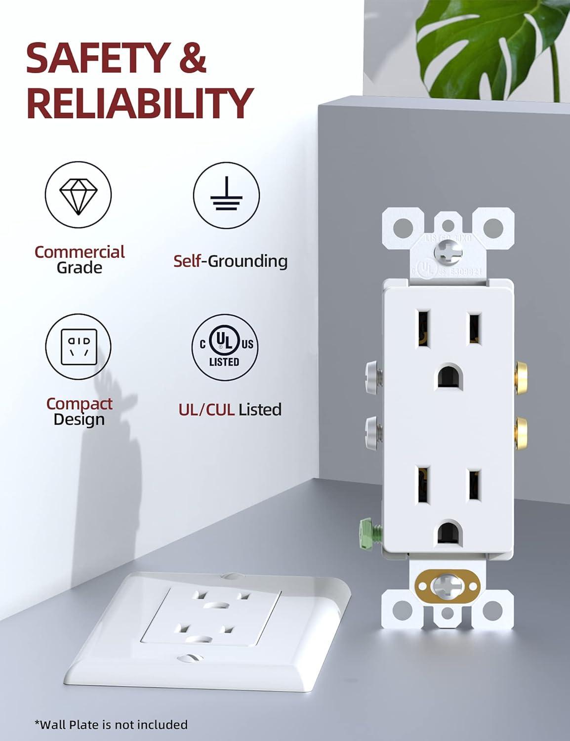 15 Tamper Resistant Decorator Outlet