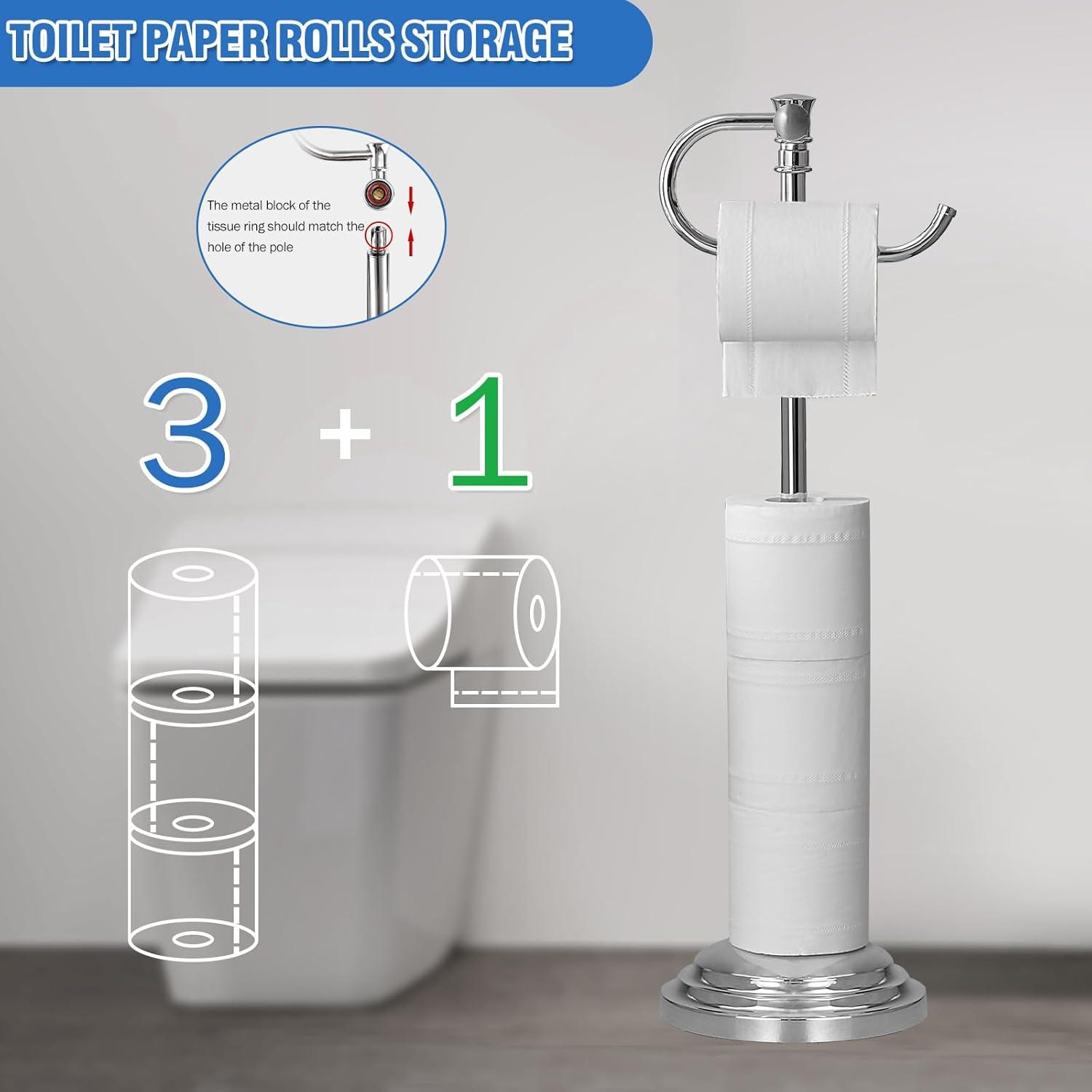 Free Standing Toilet Paper Holder