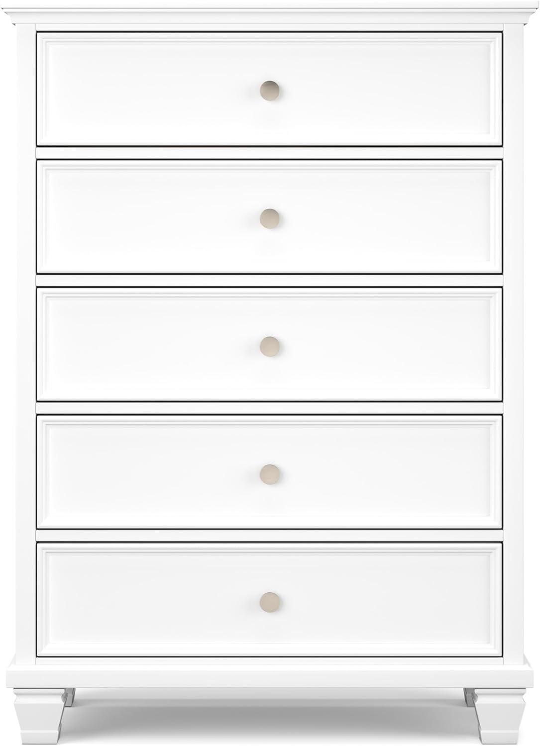 Fortman White Chest of Drawers
