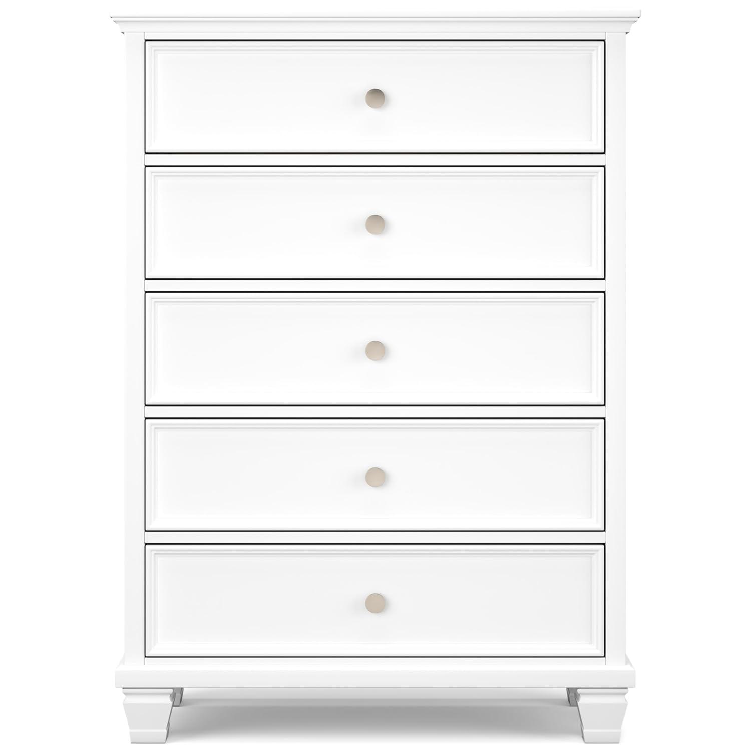 Fortman White Chest of Drawers