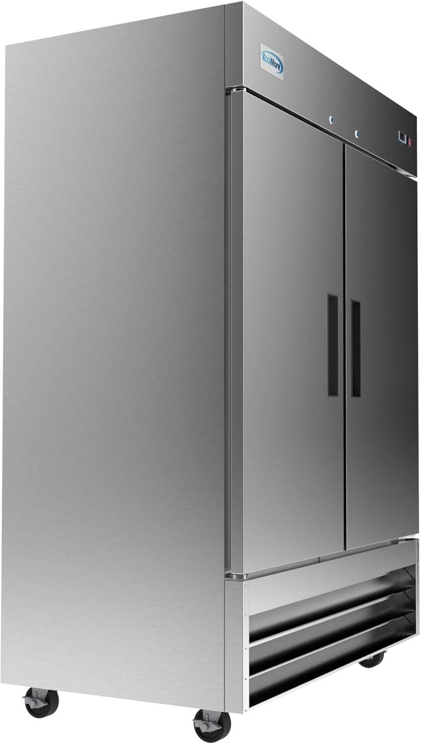 54 in. Two-Door Reach-In Refrigerator - 47 Cu Ft. RIR-2D-SS