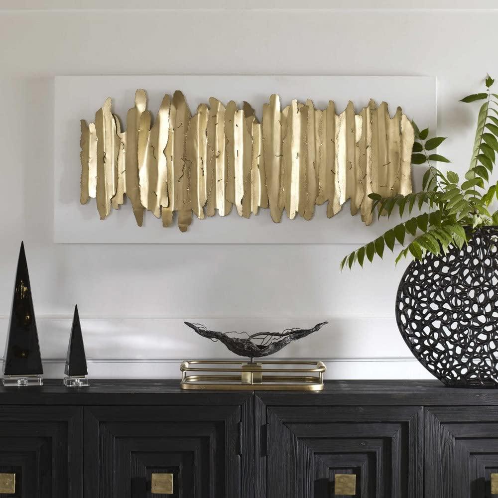 Uttermost Lev Glam Abstract Wall Decor on Metal