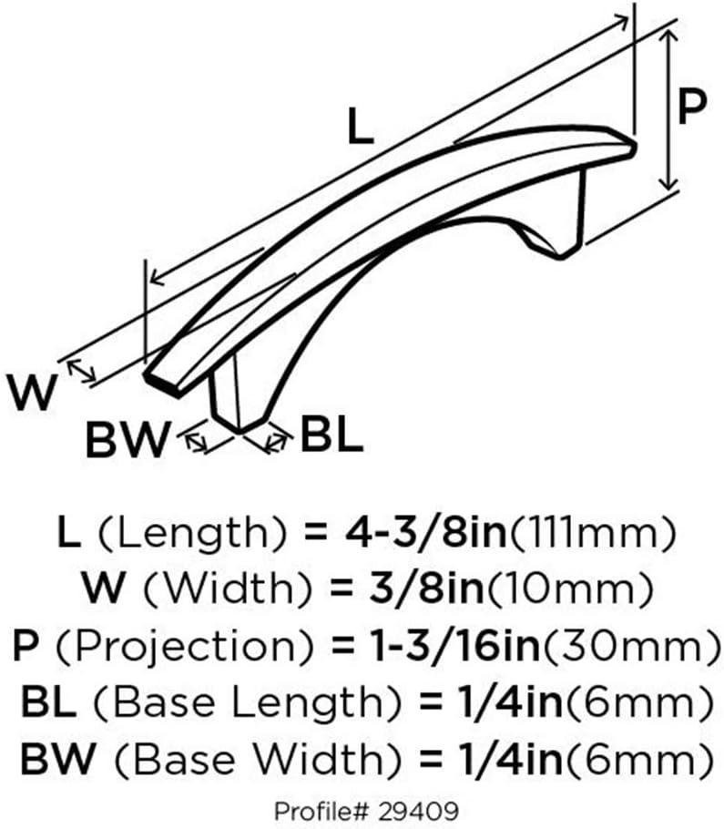 Essential'Z 3" Center to Center Arch Pull