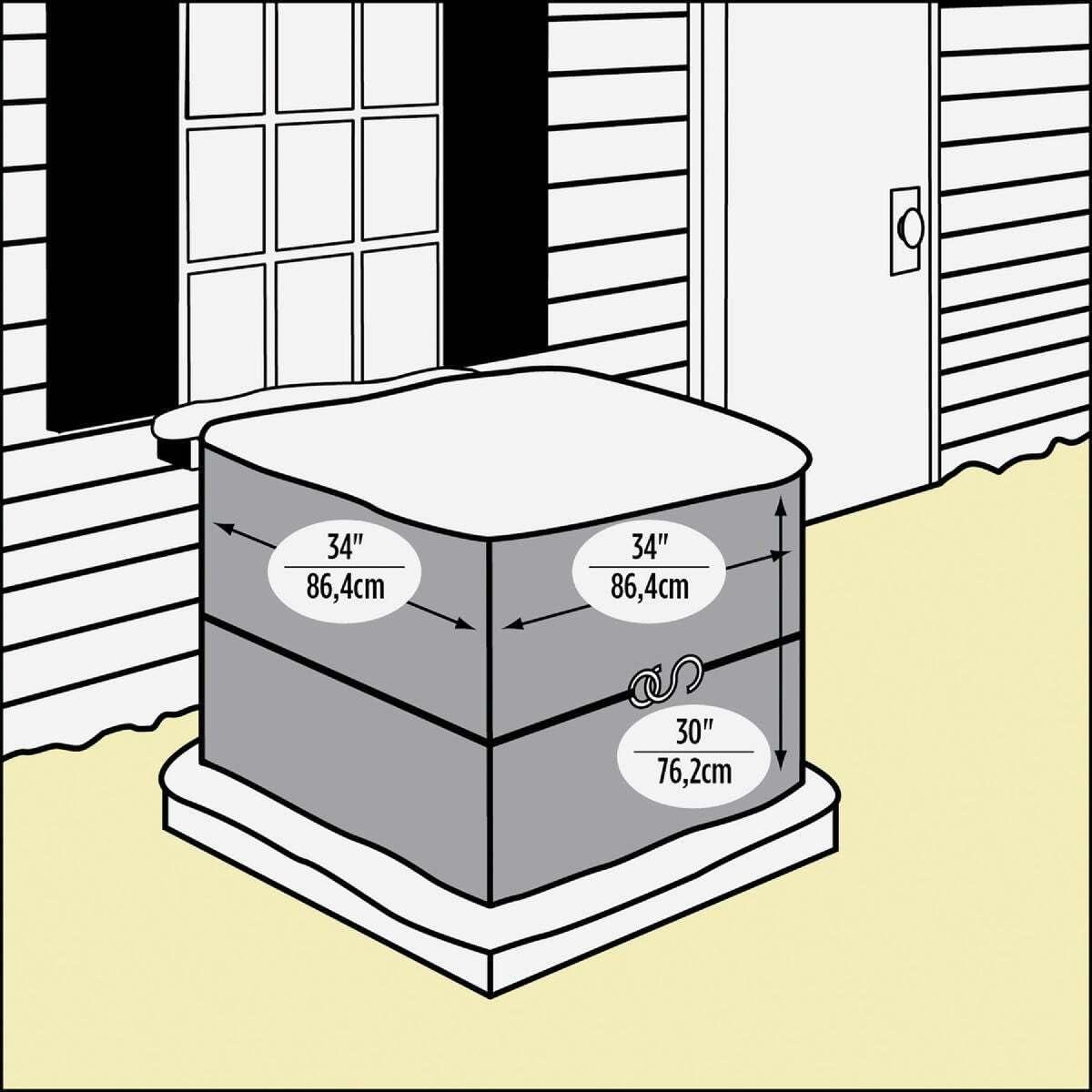 M-d Products Outdoor Air Conditioner Cover