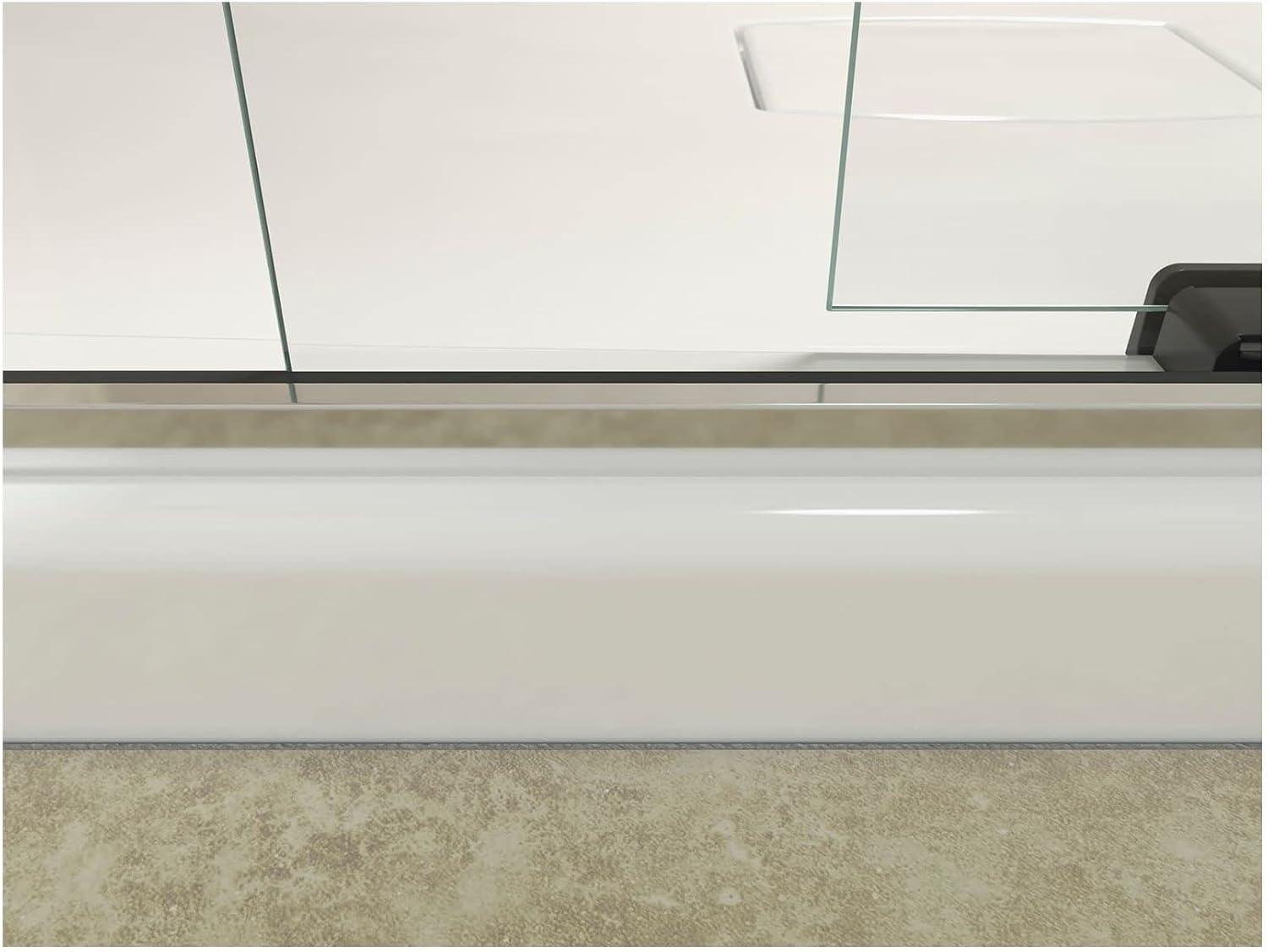 Levity 59.62" x 62" Bypass Bath Door with CleanCoat® Technology