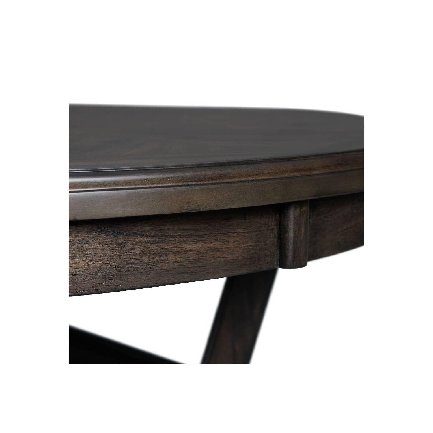 Taylor Standard Height Dining Table Walnut - Picket House Furnishings: Modern Style, 4-Seater, MDF & Acacia Frame
