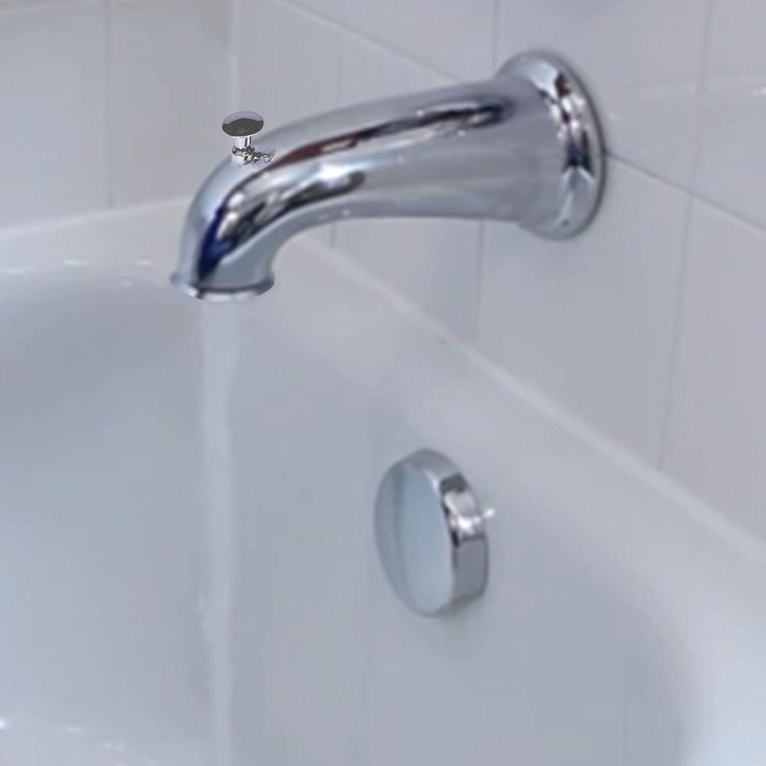 Danco 6 in. Decorative Tub Spout with Pull Up Diverter in Chrome (10315)