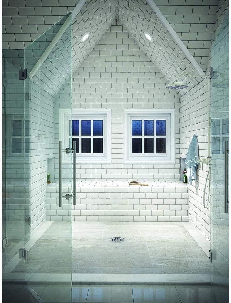 Halo Matte White 6 in. W Glass LED Shower Lens/Trim 60 W