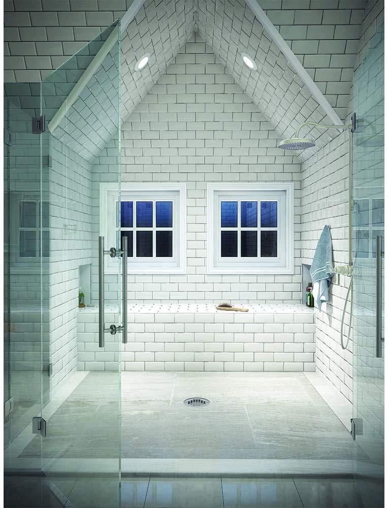 Halo Matte White 6 in. W Glass LED Shower Lens/Trim 60 W