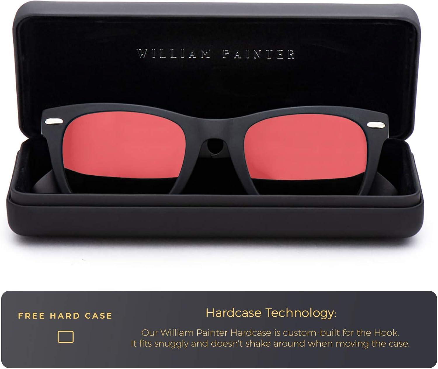 Red Polarized Mirrored Titanium Sunglasses with Bottle Opener