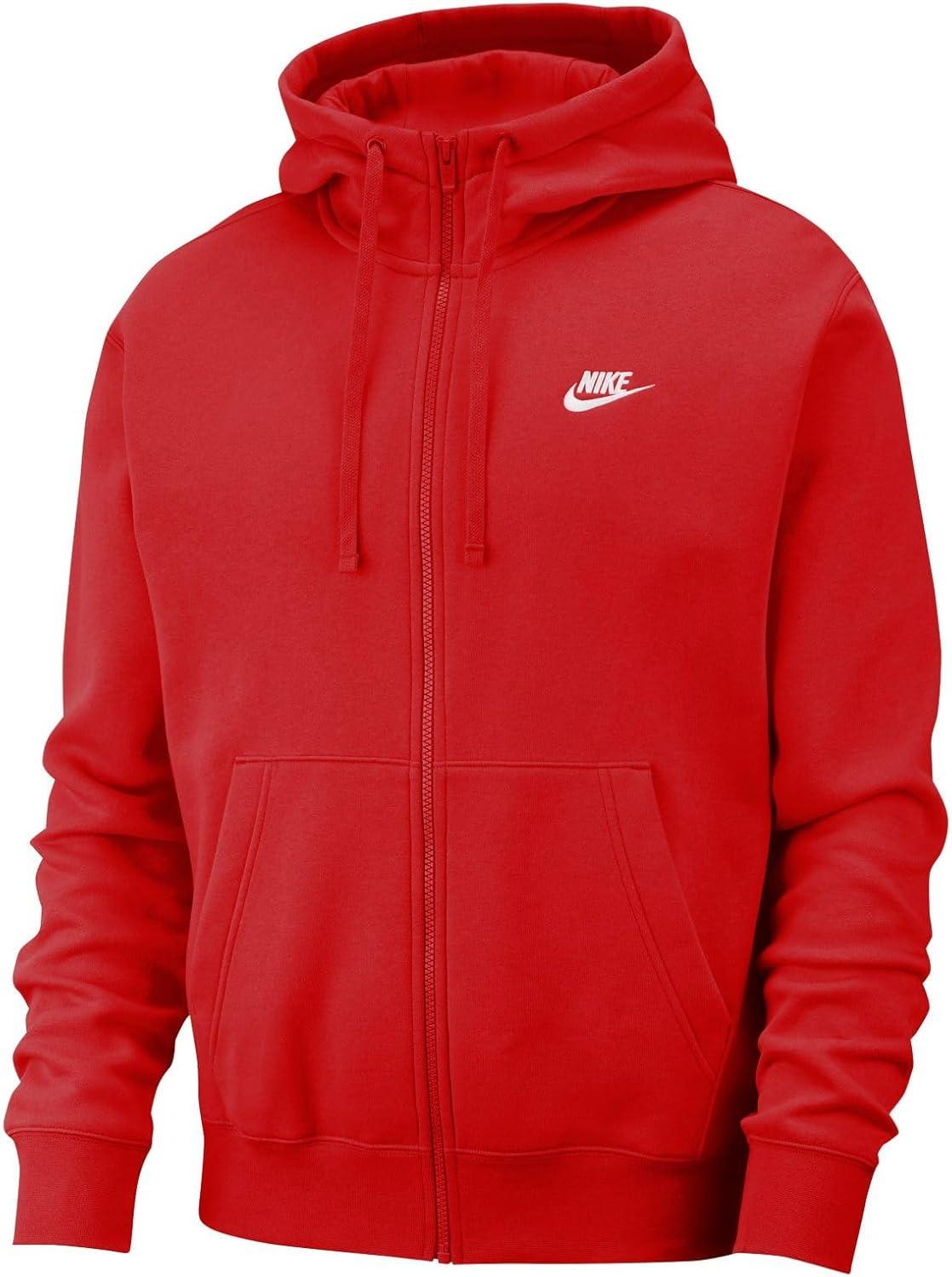Nike Sportswear Club Full-Zip Fleece Men's Hoodie Large