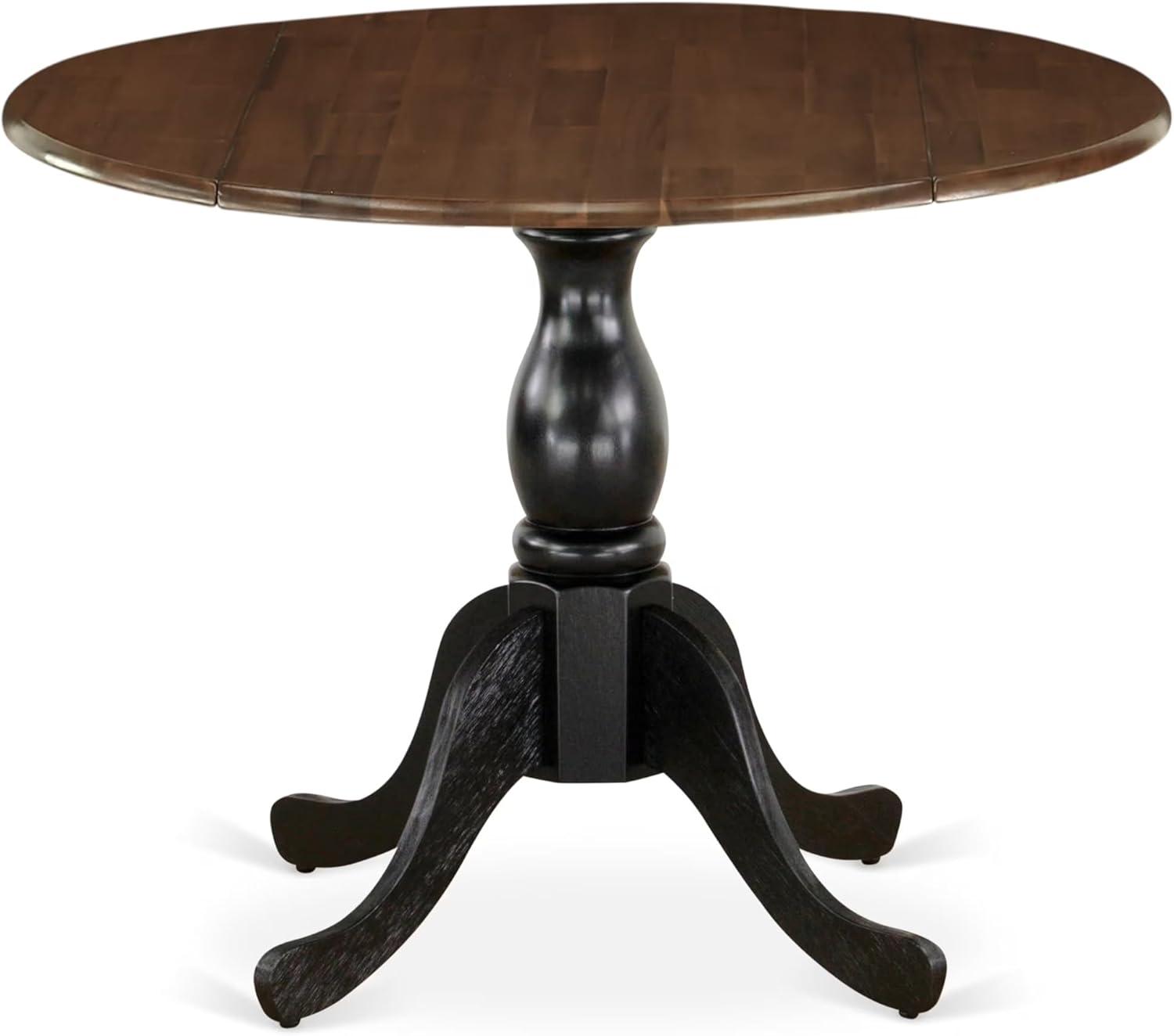 Dublin Extendable Round Solid Wood Dining Table
