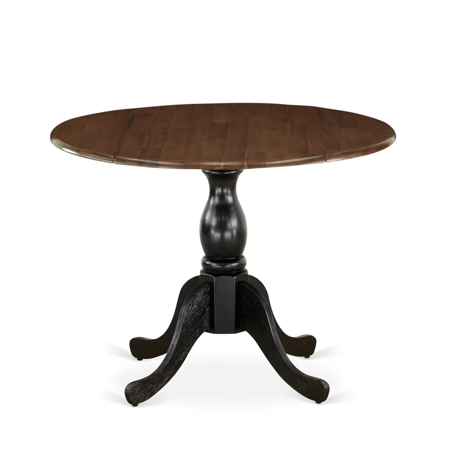 Dublin Extendable Round Solid Wood Dining Table