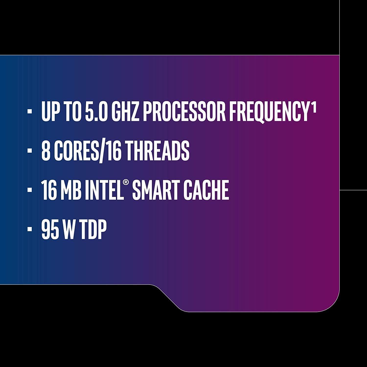 INTEL CORE I9-9900K Coffee Lake 9th Generation Cache 16MB, 3.6GHZ (5.0GHZ MAX Turbo), LGA 1151