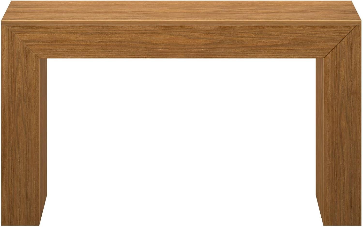 Pecan Solid Wood 56'' Modern Console Table