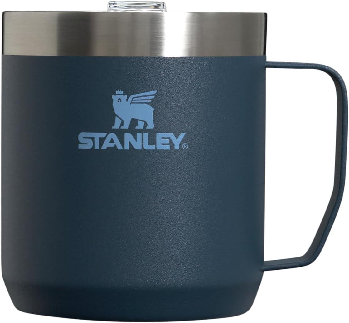 Navy Stainless Steel Insulated Travel Mug with Tritan Lid