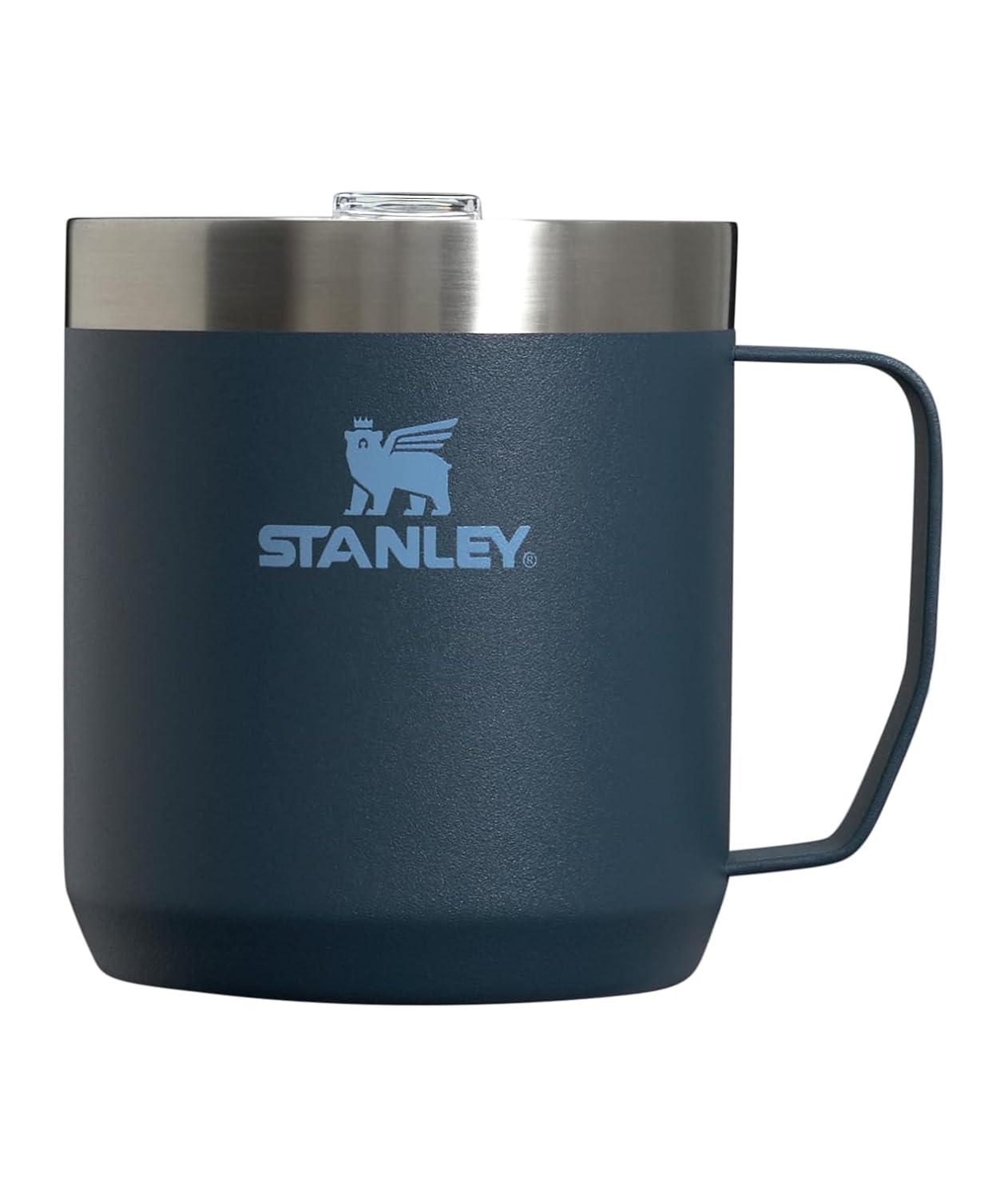 Navy Stainless Steel Insulated Travel Mug with Tritan Lid