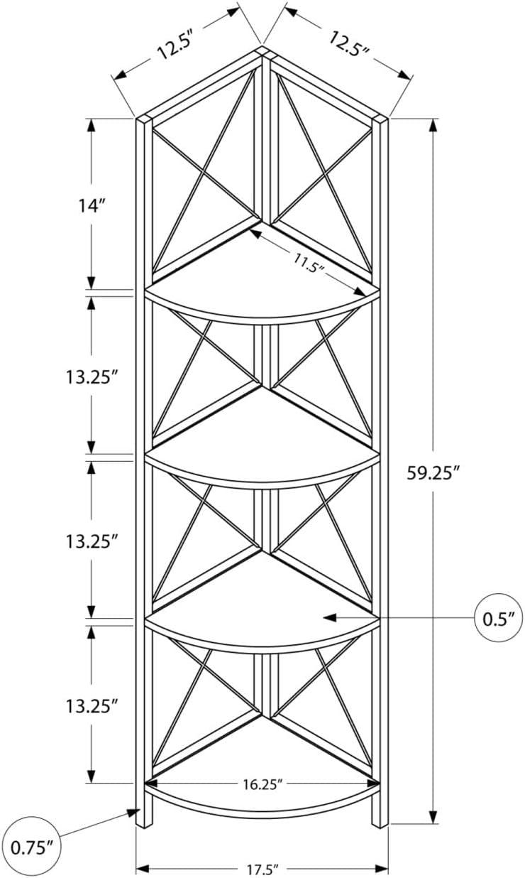 Corner Bookcase