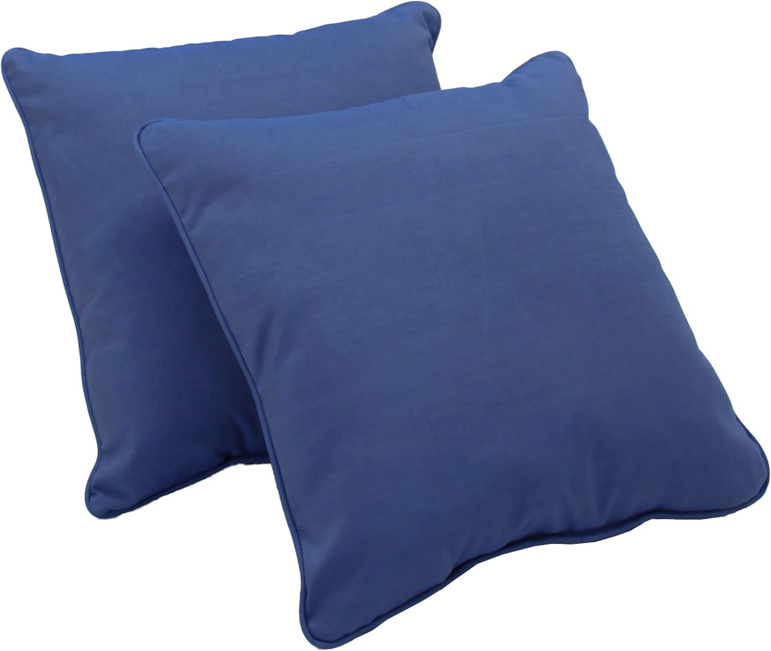 Element Synthetic Throw Square Indoor/Outdoor Pillow Cover & Insert (Set of 2)