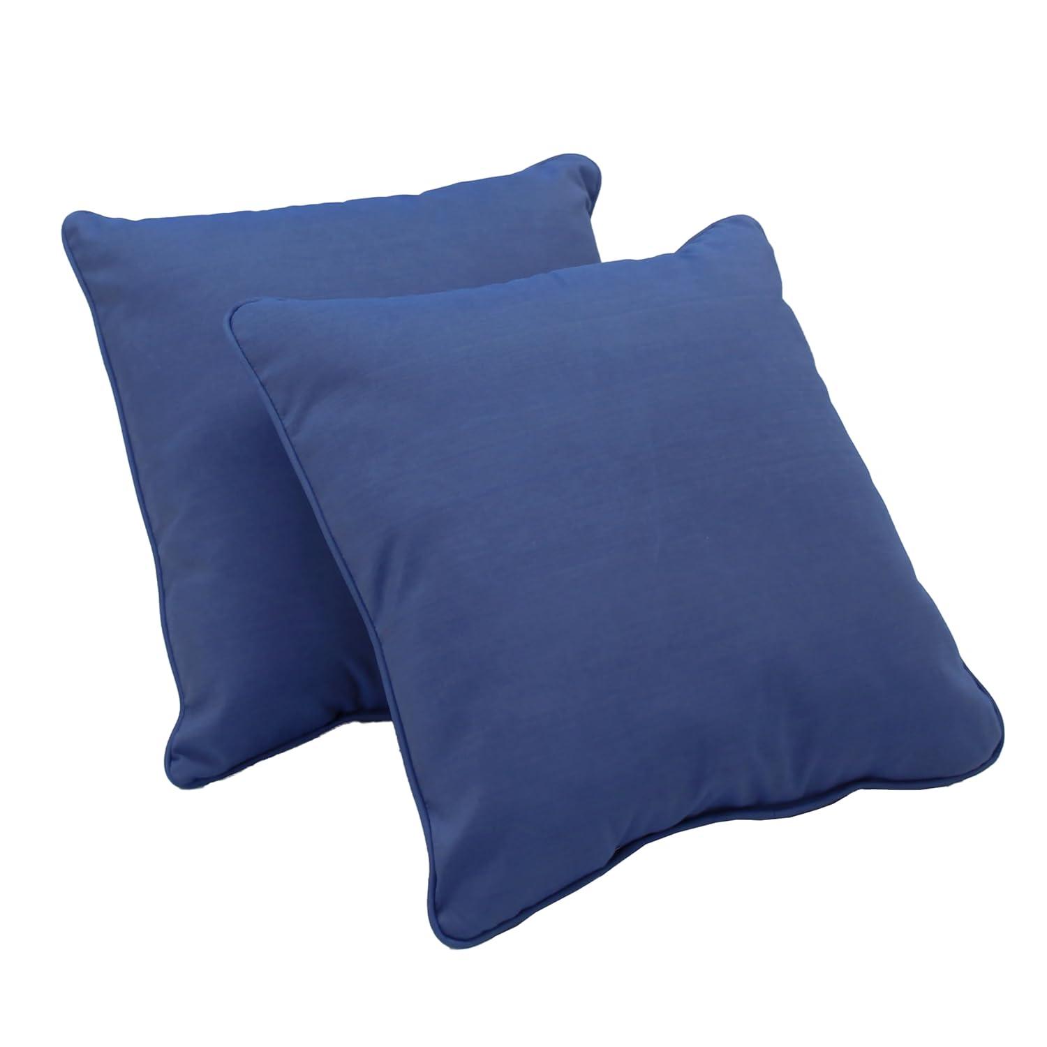 Element Synthetic Throw Square Indoor/Outdoor Pillow Cover & Insert (Set of 2)