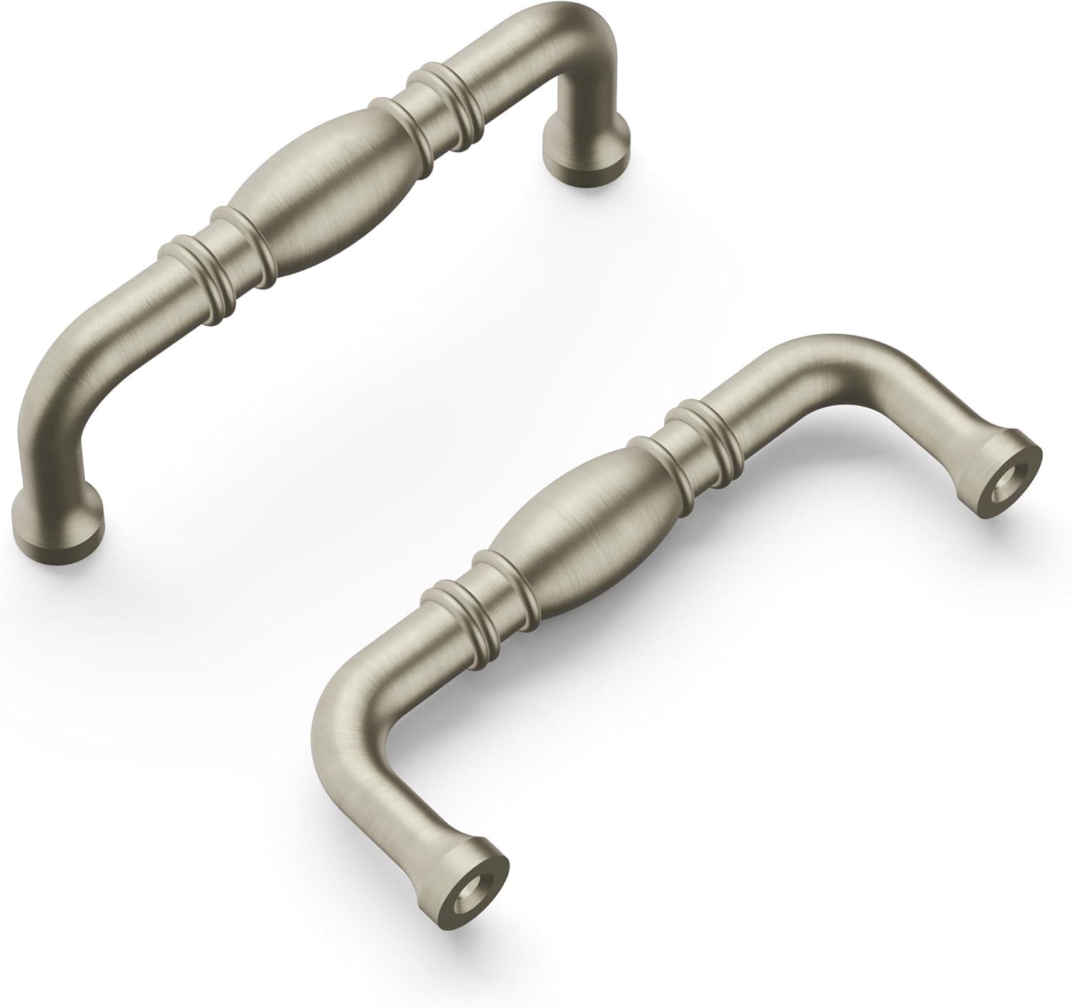 Williamsburg Kitchen Cabinet Handles, Solid Core Drawer Pulls for Cabinet Doors