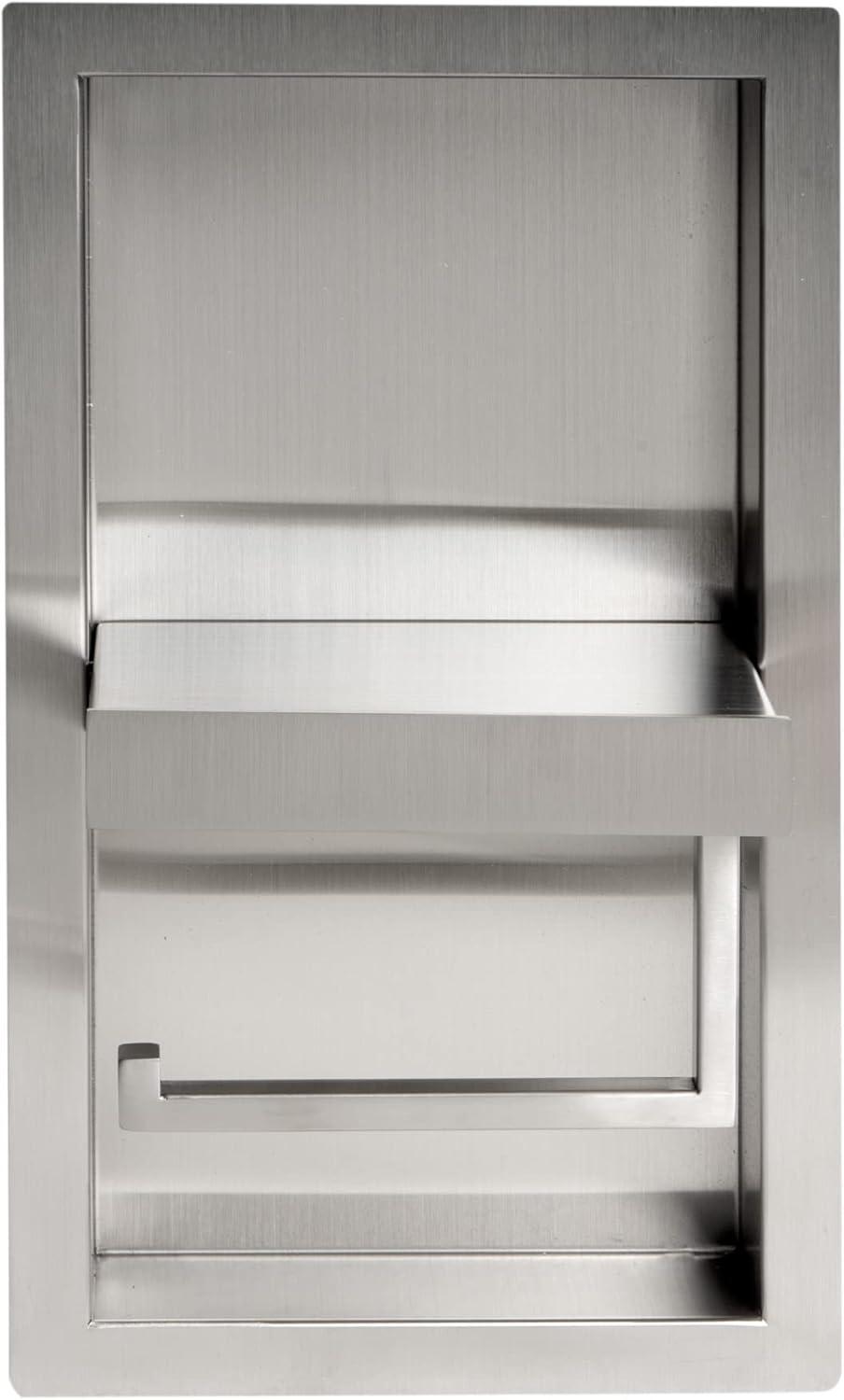 PVD Stainless Steel Recessed Toilet Paper Holder / Bathroom Niche