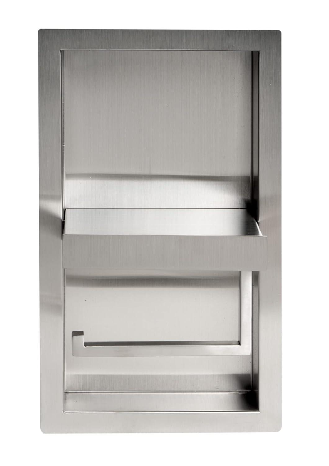 PVD Stainless Steel Recessed Toilet Paper Holder / Bathroom Niche