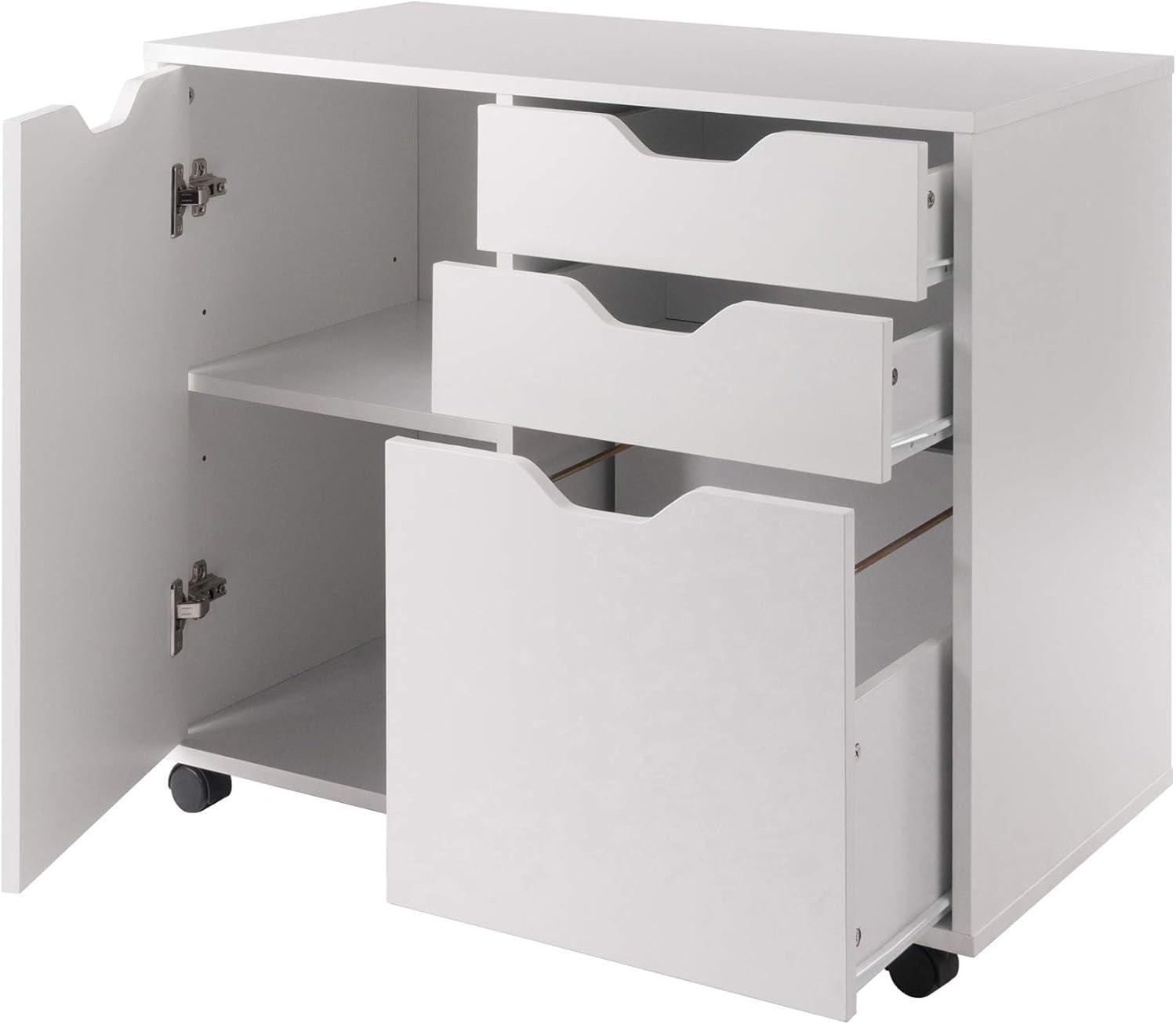 Halifax 2 Sections Mobile Filing Cabinet - Winsome