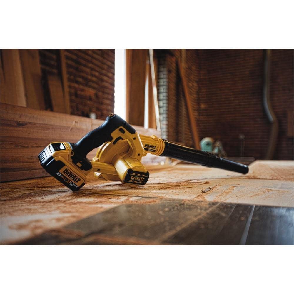 DEWALT 20V Yellow and Black Cordless Handheld Blower