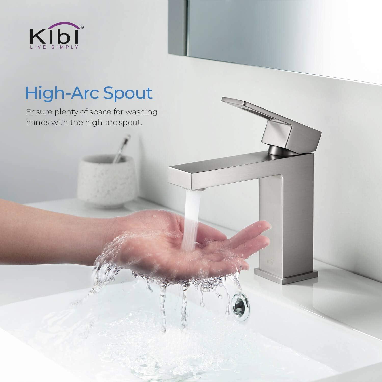 Cube Single-Hole Single-handle Bathroom Faucet