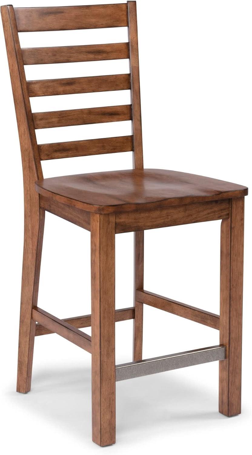 Sedona Toffee Rustic Hardwood 46.5" Counter Stool