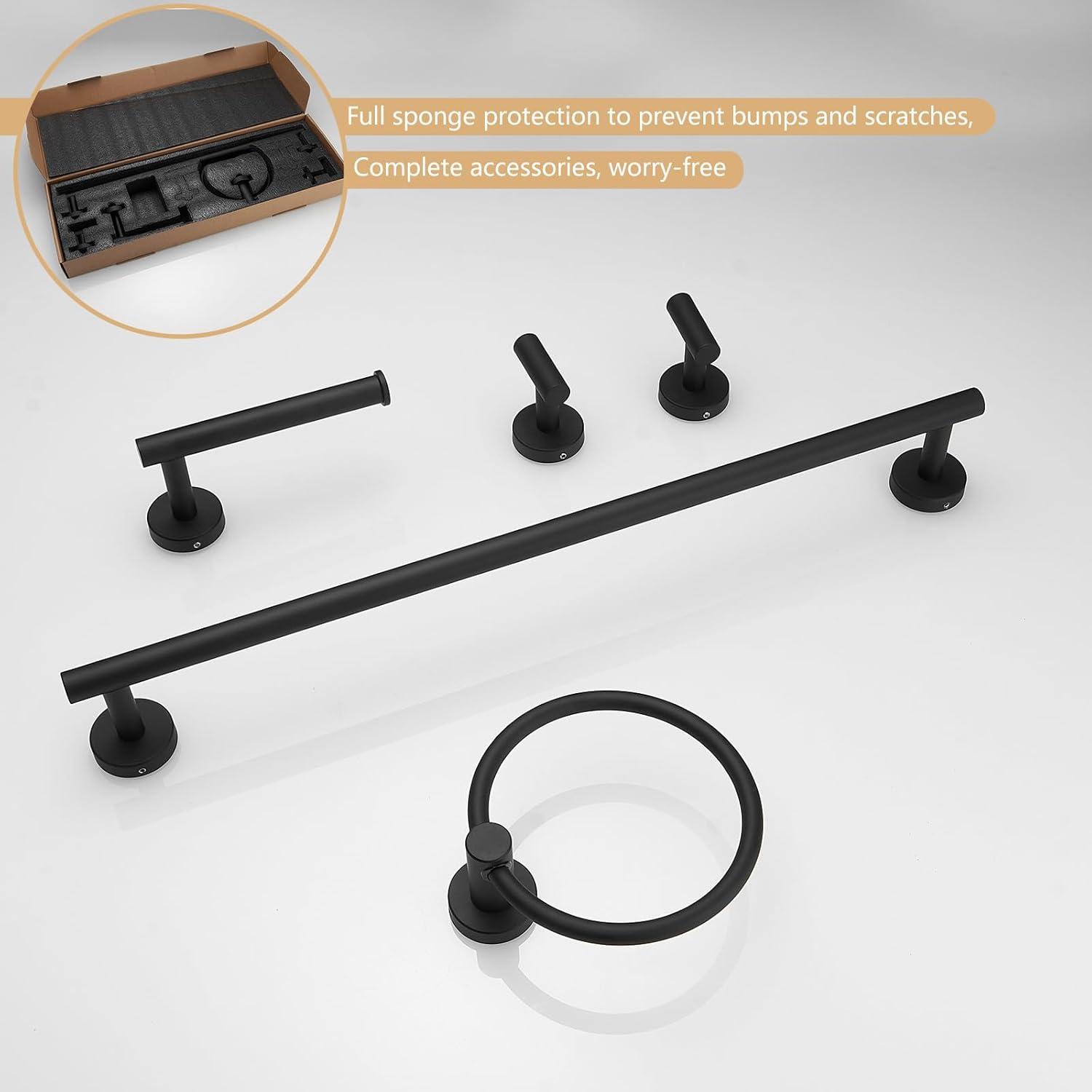 VIBRANTBATH A-91020-BG 5 - Piece Bathroom Hardware Set