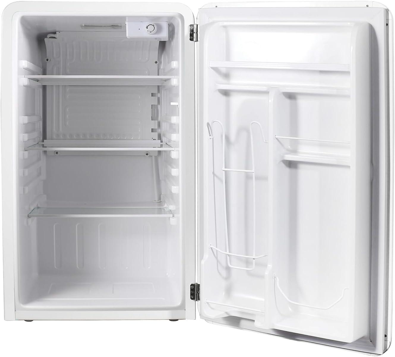 Magic Chef Magic Chef Retro 3.2 Cubic Feet Portable Freestanding Mini Fridge