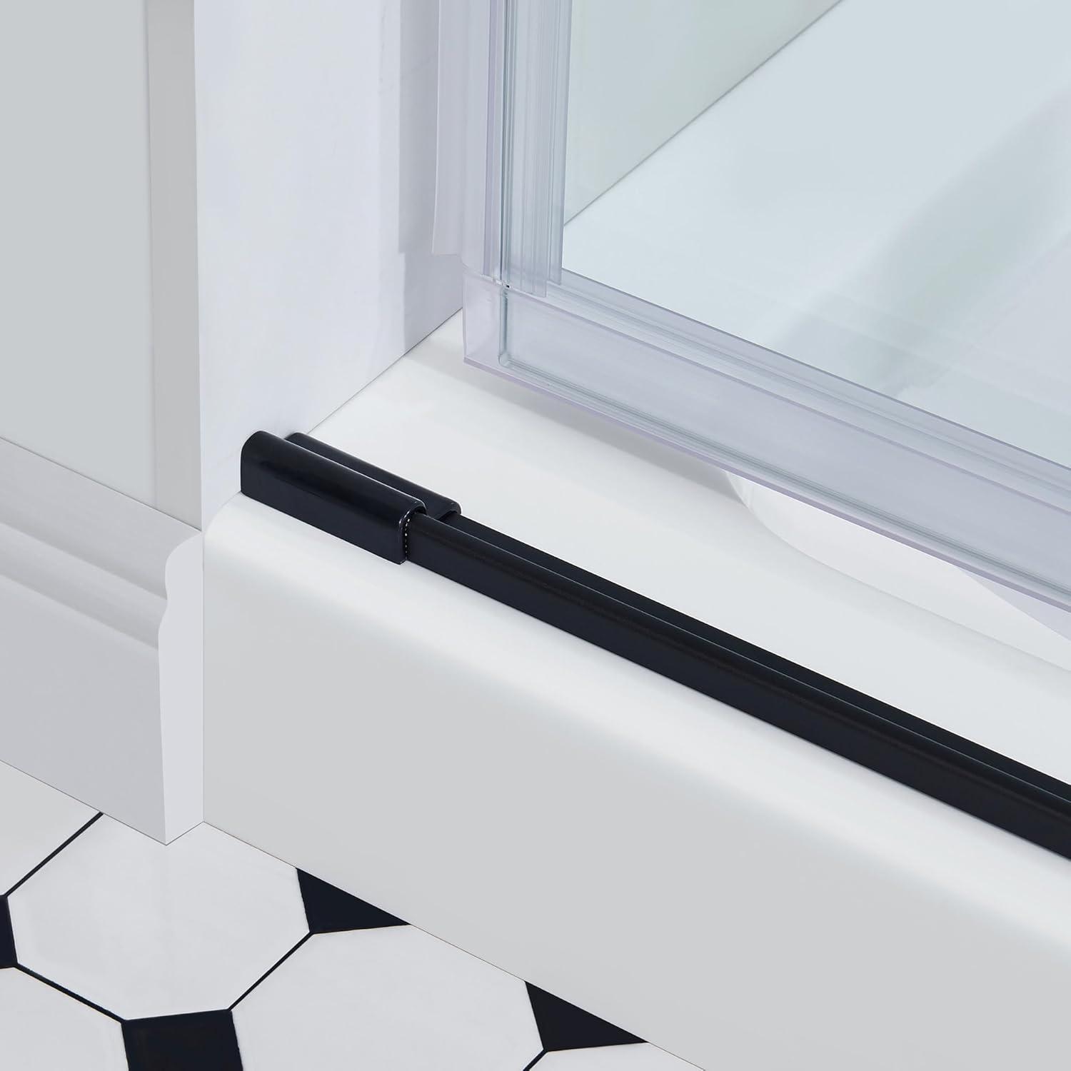 OVE Decors Bel Soft Close 60" x 78" Frameless Sliding Soft Close Shower Door