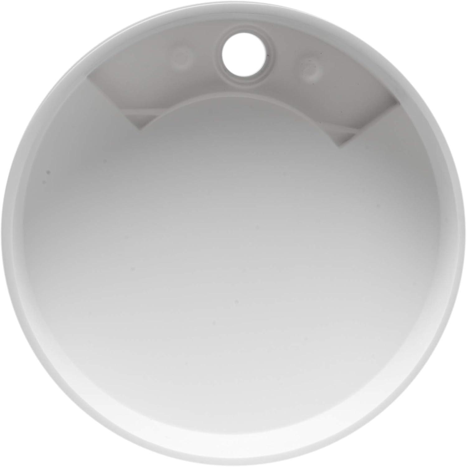 Alfi Brand 15.13'' Matte White Resin Circular Bathroom Sink