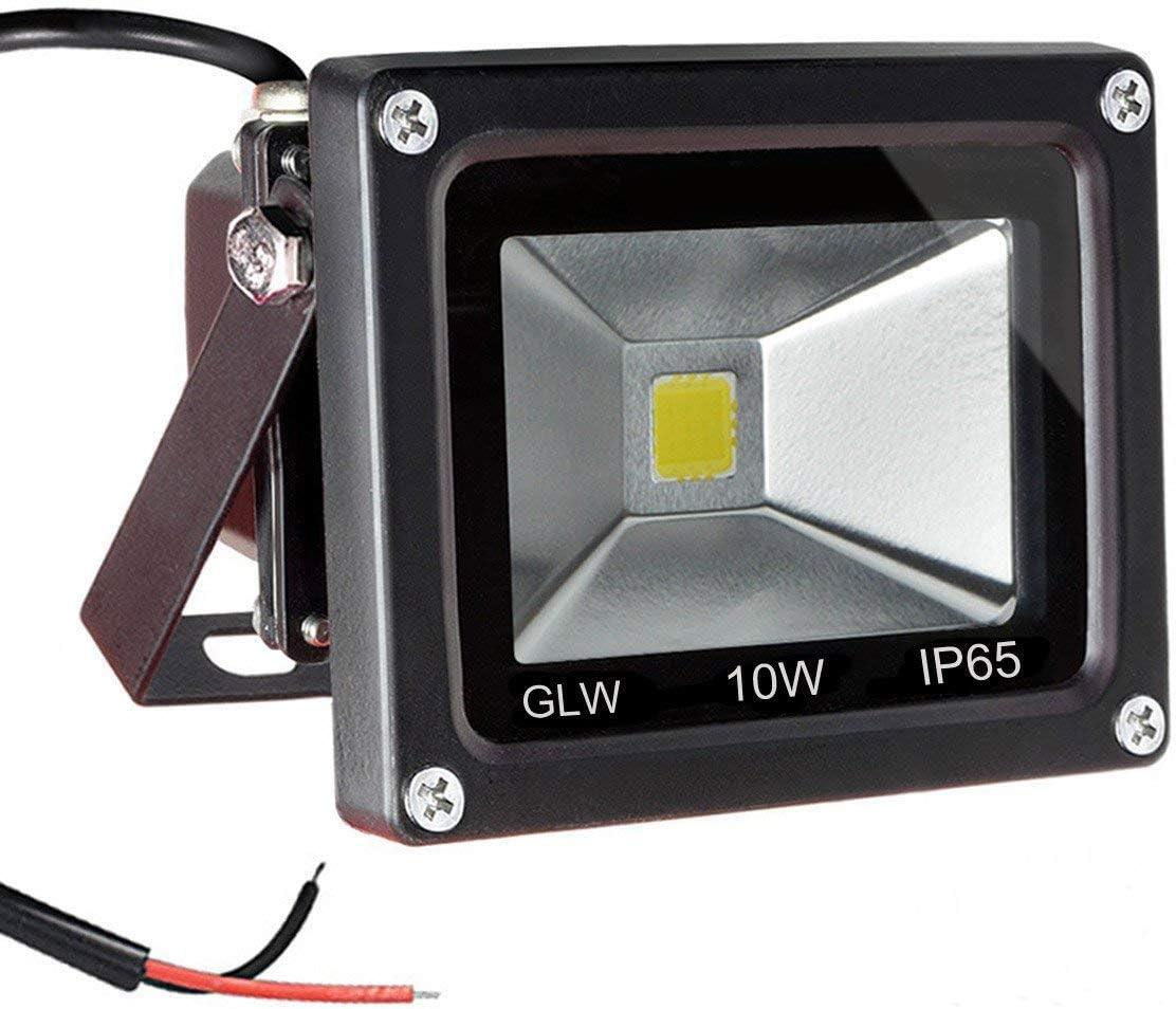 Mini IP65 Waterproof 12V AC/DC LED Flood Light - 10W, 900LM, Daylight White - High-Quality Outdoor L