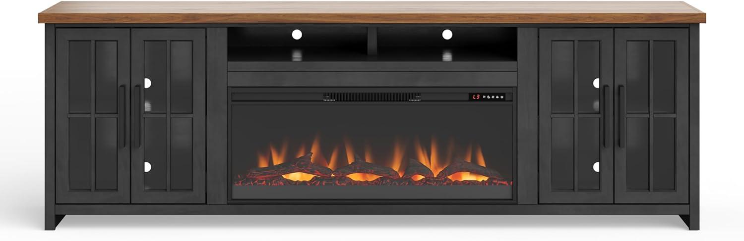 Essex 97 Inch Fireplace TV Stand Console,media console,entertainment center For Tvs Up To 100 Inches