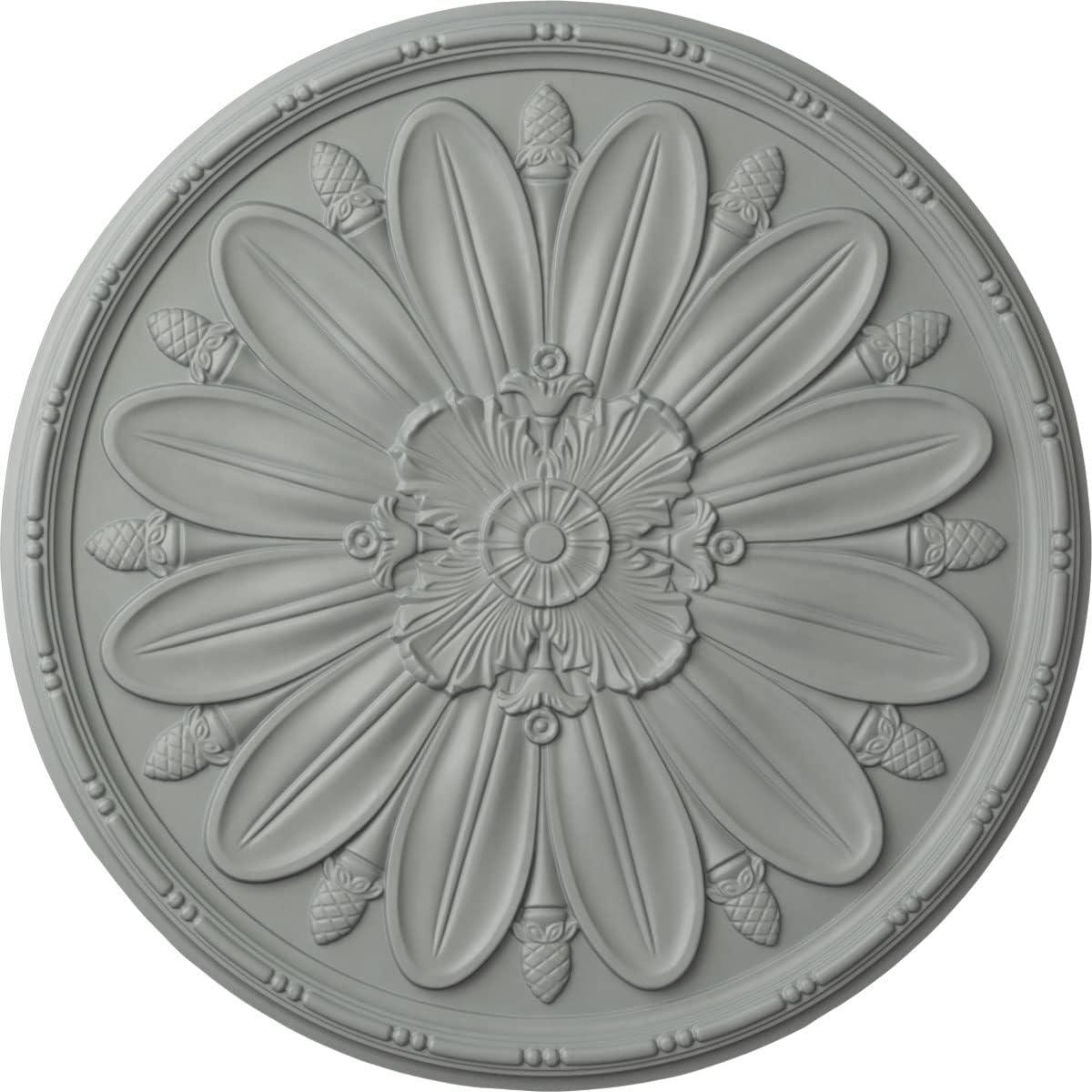 Delfina 40" White Urethane Ceiling Medallion