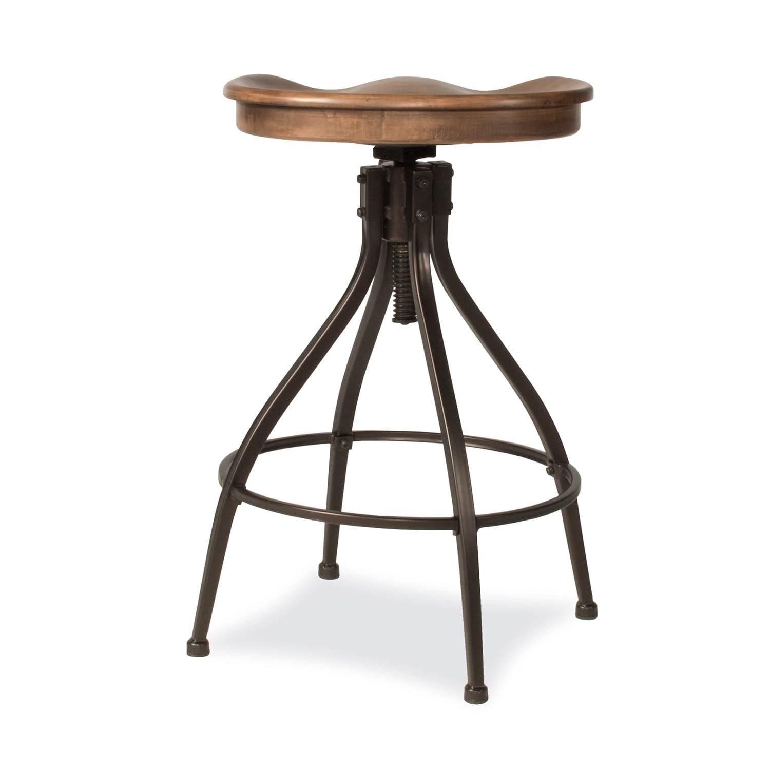 Bar Stool - Silverton Bar Stool with Open Lattice - Hillsdale Furniture - 4734-830, Brown