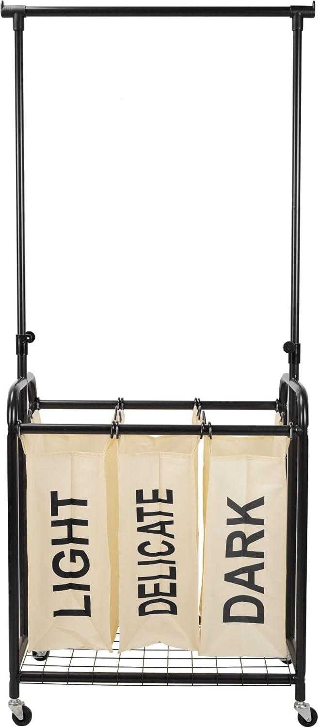 Rebrilliant Metal Rolling Laundry Sorter with Handles