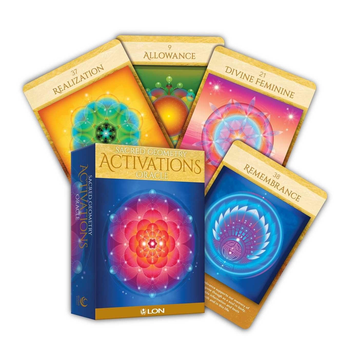 Sacred Geometry Activations Oracle - by  Lon (Mixed Media Product)