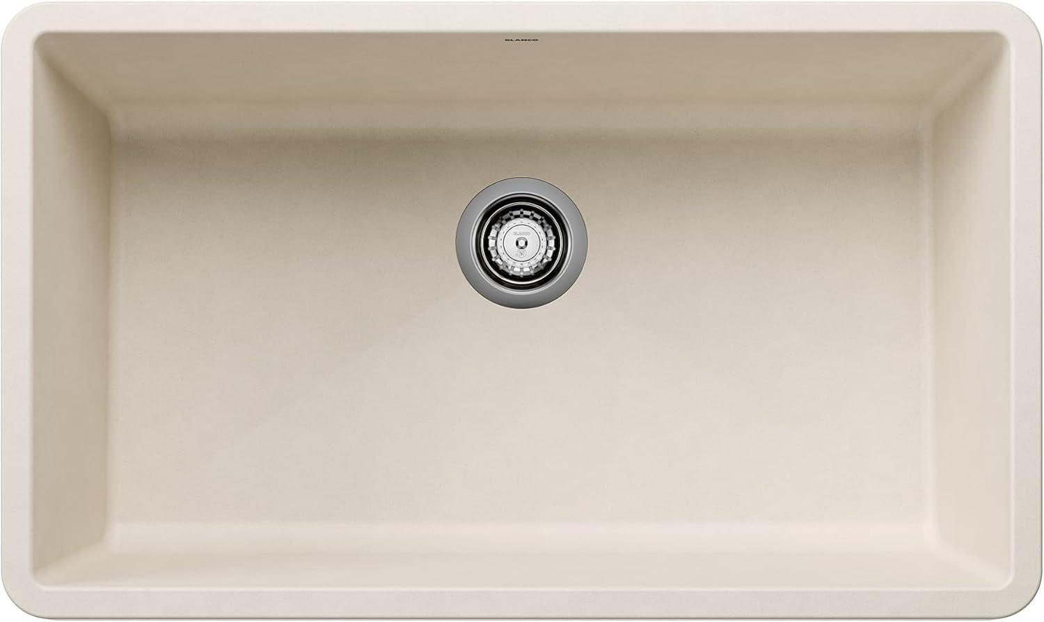 Precis SILGRANIT 32" L X 19" W Super Single Undermount Kitchen SInk