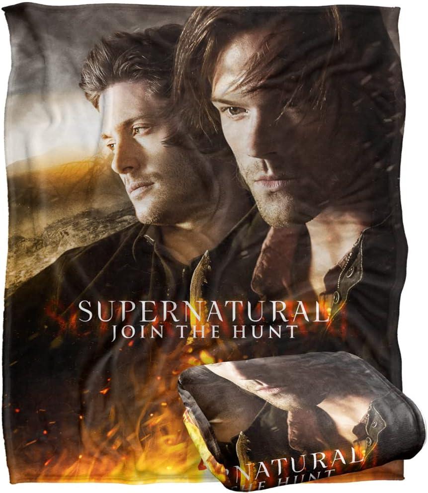 Supernatural Up Close and Personal Officially Licensed Silky Touch Super Soft Throw Blanket 50" x 60"