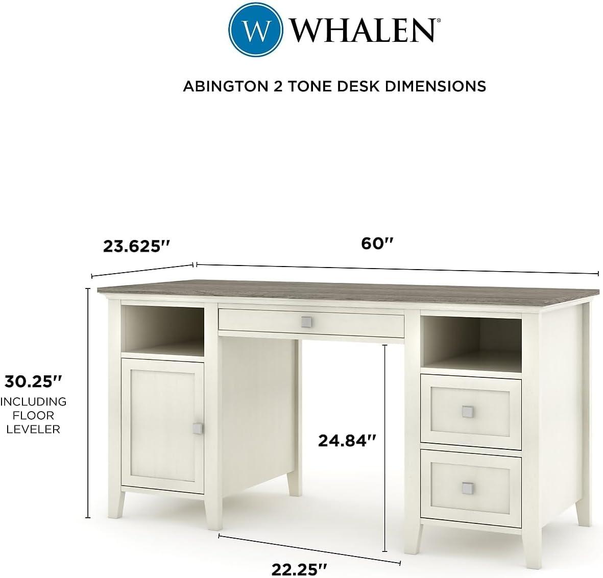 Whalen Abington 60 Desk White (SPUS-ABTD)