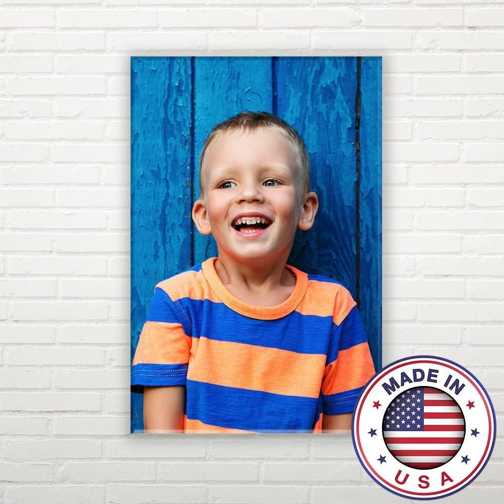 Personalized 24" x 16" Custom Photo Canvas Print with Wood Frame